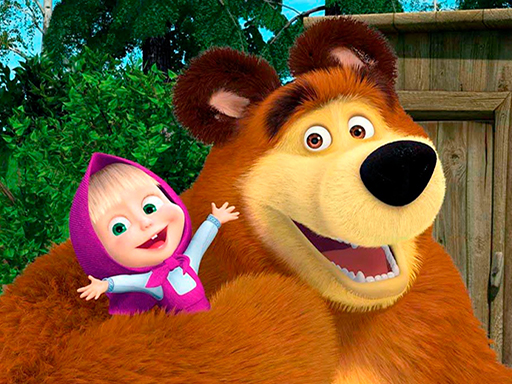 Memory With Masha And Bear Game