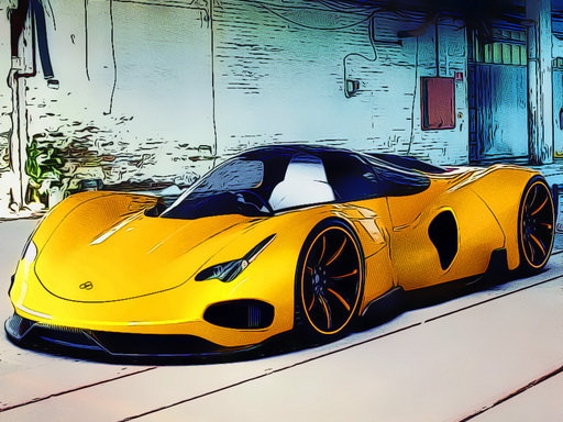 Futuristic Car Models Game