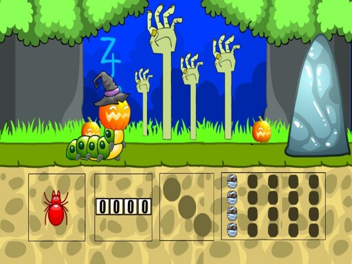 Halloween Caterpillar Escape Game