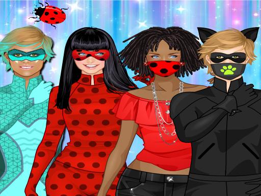 Cute Dress Up For A Ladybug Game