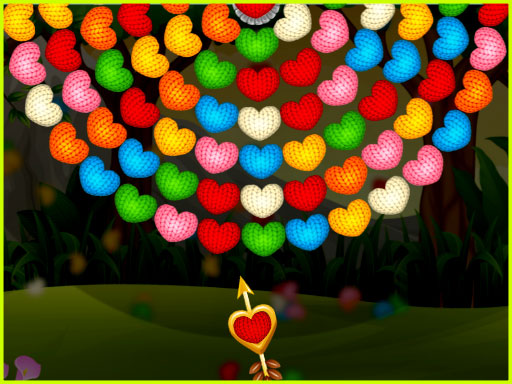 Valentines Bubble Wheel Game