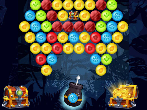 Bubble Shooter Golden Chests Game