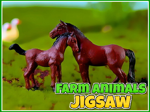 Farm Animals Jigsaw Game
