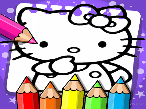 Hello Kitty Coloring Book Game