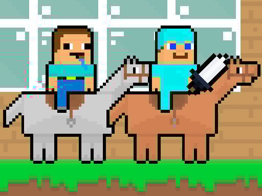 Noob Vs Pro Horsecraft Game