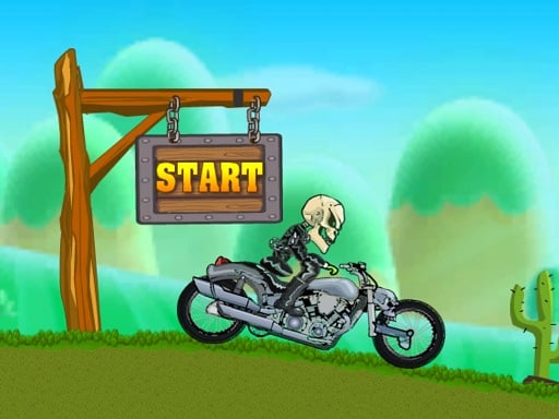 Motor Bike Hill Racing 2d Game