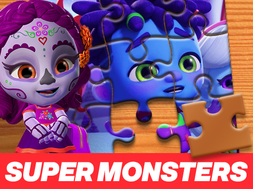 Super Monsters Jigsaw Puzzle Game