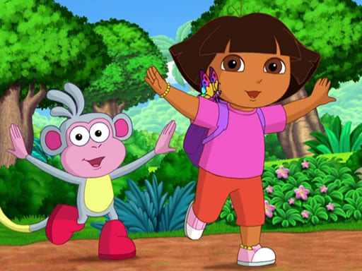 Dora The Explorer Coloring Game