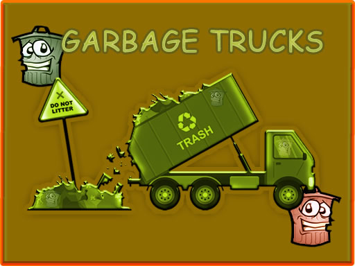 Garbage Trucks - Hidden Trash Can Game