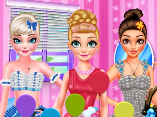 Princess Balloon Festival Dress Up Game