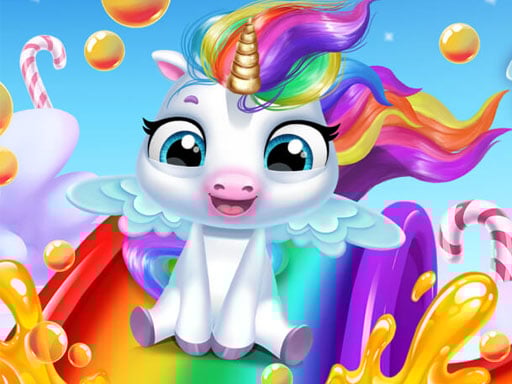Glitter Unicorn Dress Up Girls Game