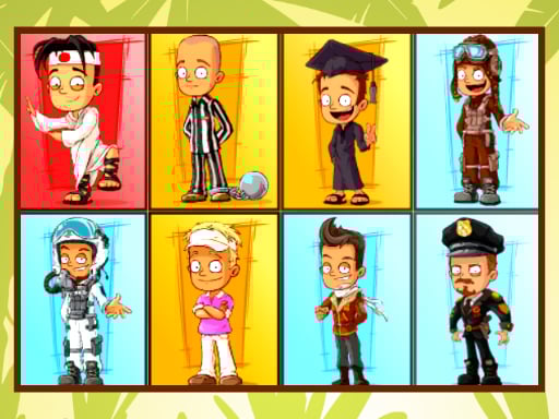 Comic Board Puzzles Game