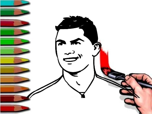 Ronaldo Coloring Book Game