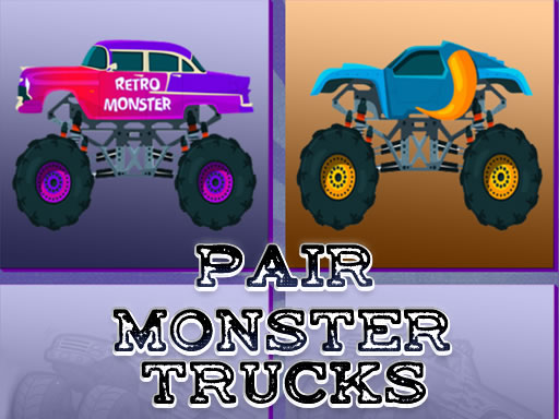 Monster Trucks Pair Game